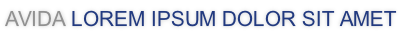 avida Lorem ipsum dolor sit amet